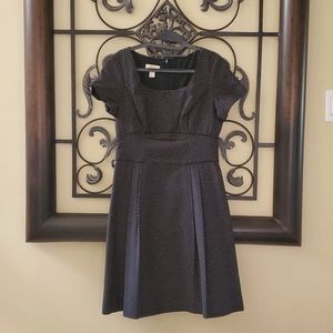 Empire Waist Brocade type fabric with Tiny square dots Dress 👗